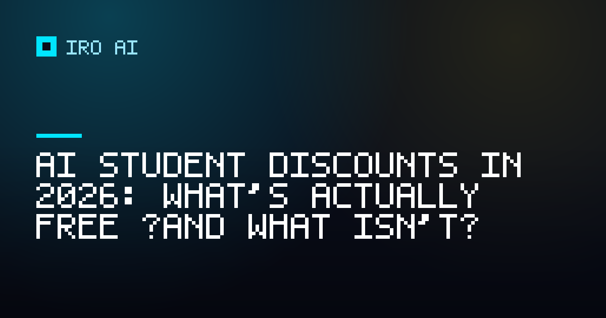 AI student discounts in 2026: what's actually free (and what isn't)