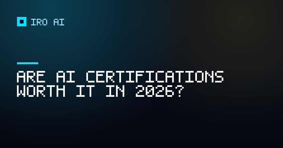 Are AI certifications worth it in 2026?