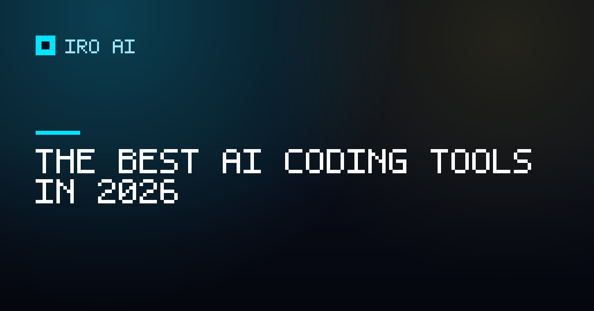The best AI coding tools in 2026