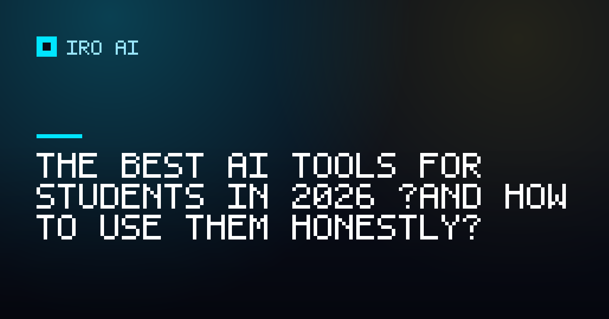 The best AI tools for students in 2026 (and how to use them honestly)
