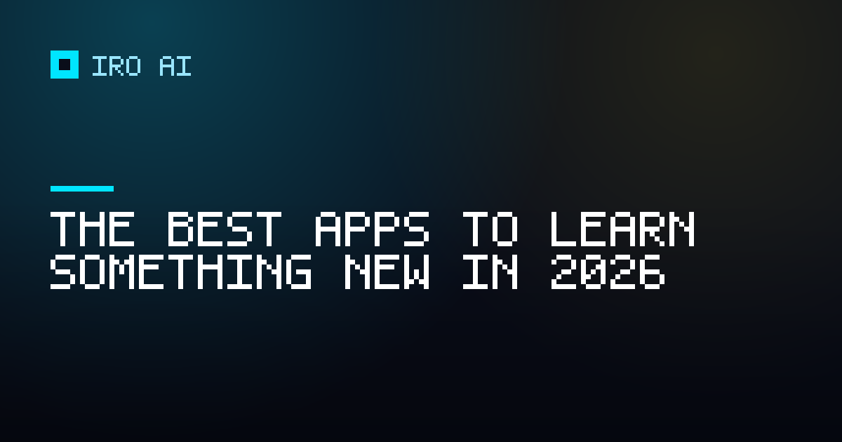 The best apps to learn something new in 2026