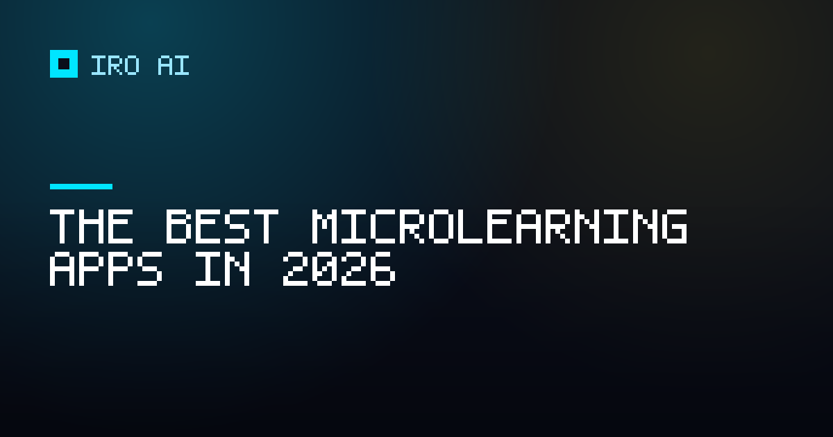 The best microlearning apps in 2026