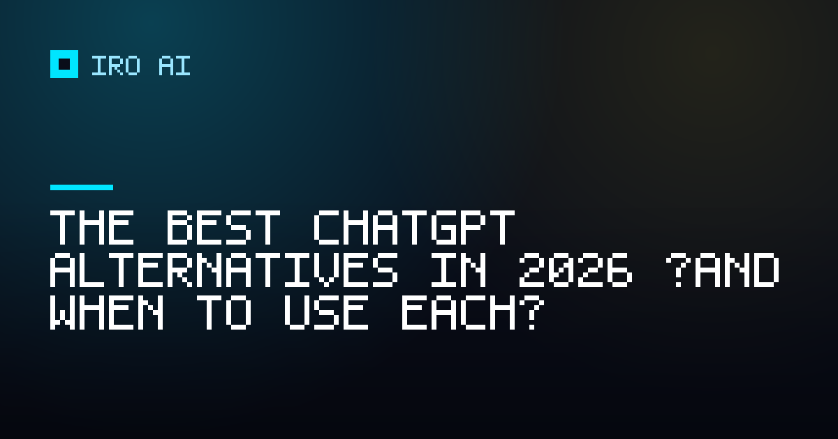 The best ChatGPT alternatives in 2026 (and when to use each)