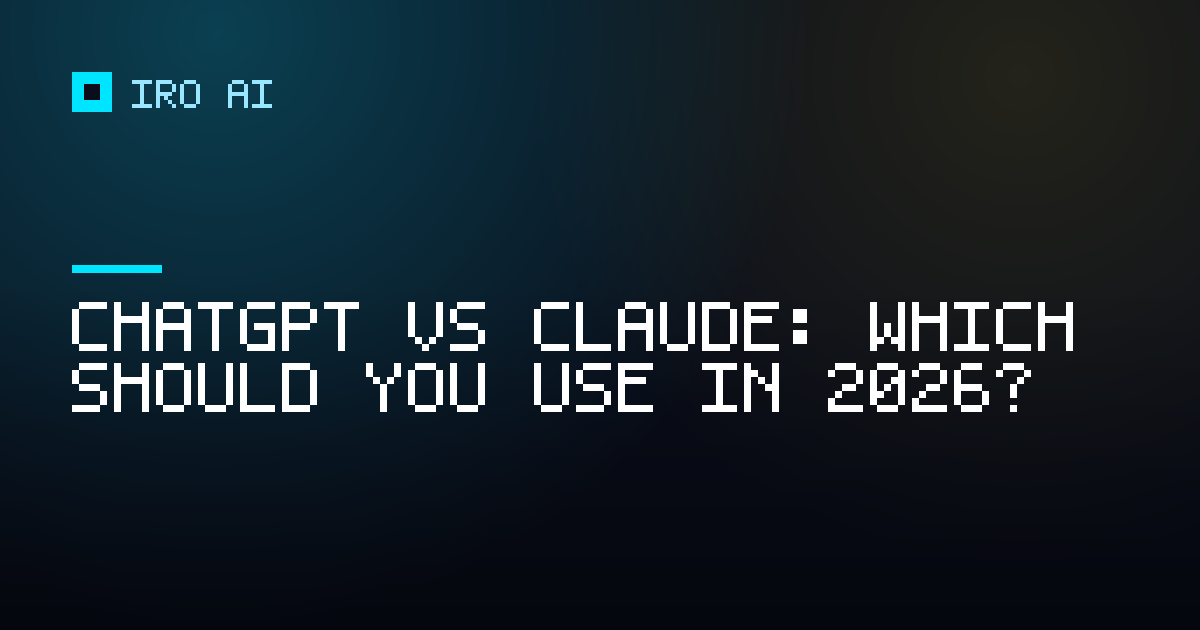ChatGPT vs Claude: which should you use in 2026?
