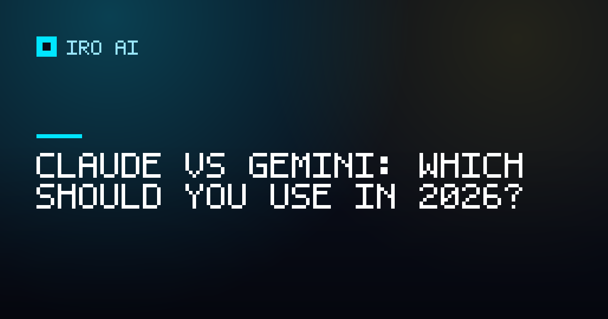 Claude vs Gemini: which should you use in 2026?