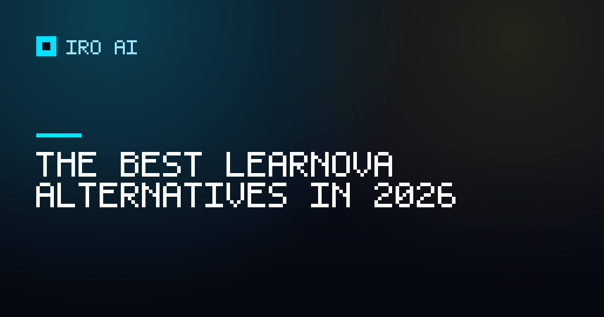 The best Learnova alternatives in 2026