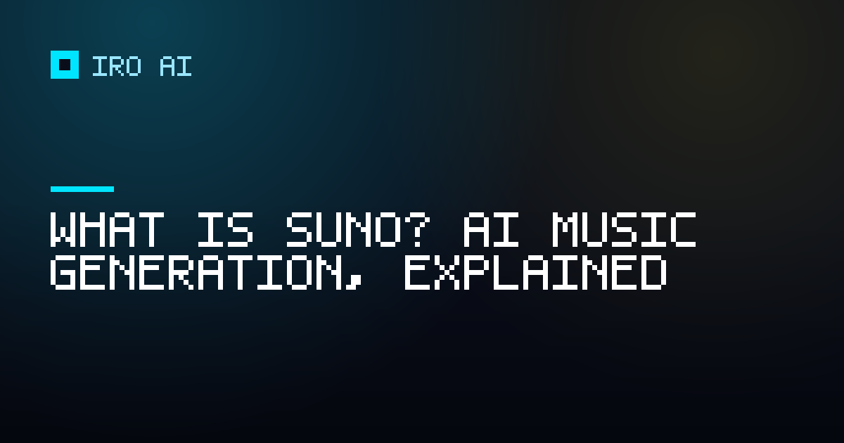What is Suno? AI music generation, explained